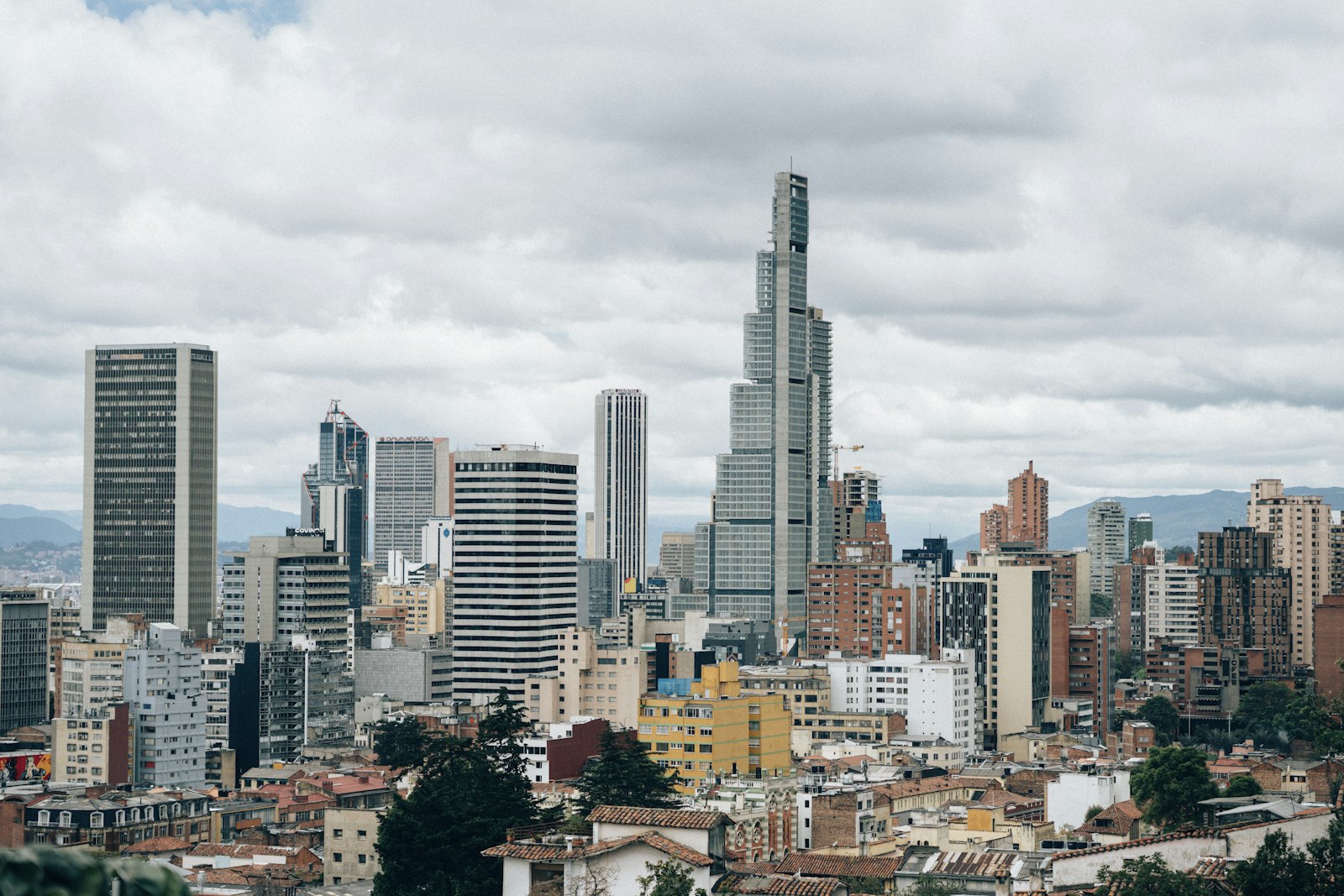 Bogota skyline representing Colombia as a software engineering delivery location