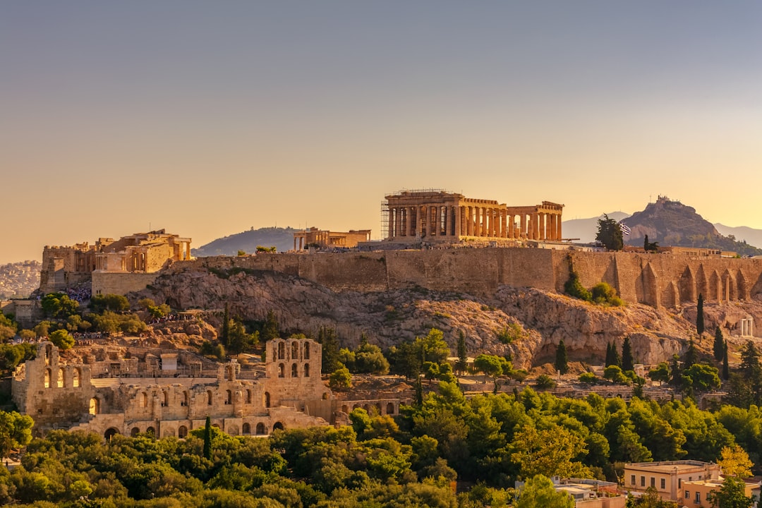 Athens and the Acropolis representing Greece as a software engineering delivery location