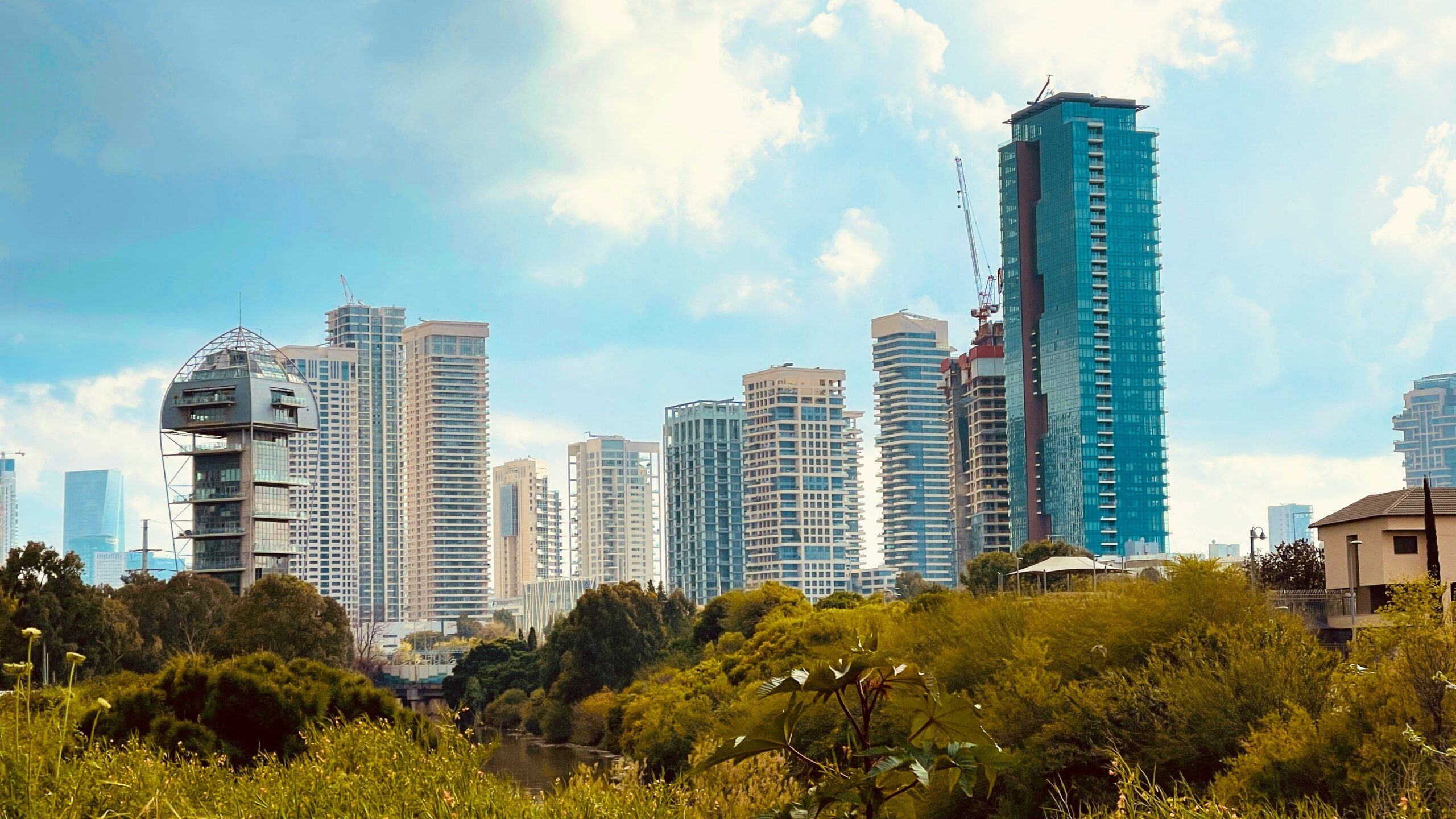 Tel Aviv skyline representing Israel as a software engineering delivery location