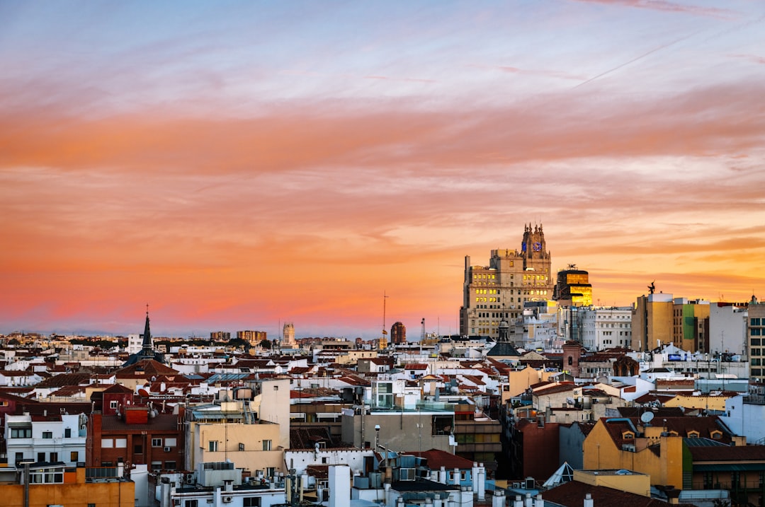 Madrid skyline representing Spain as a software engineering delivery location