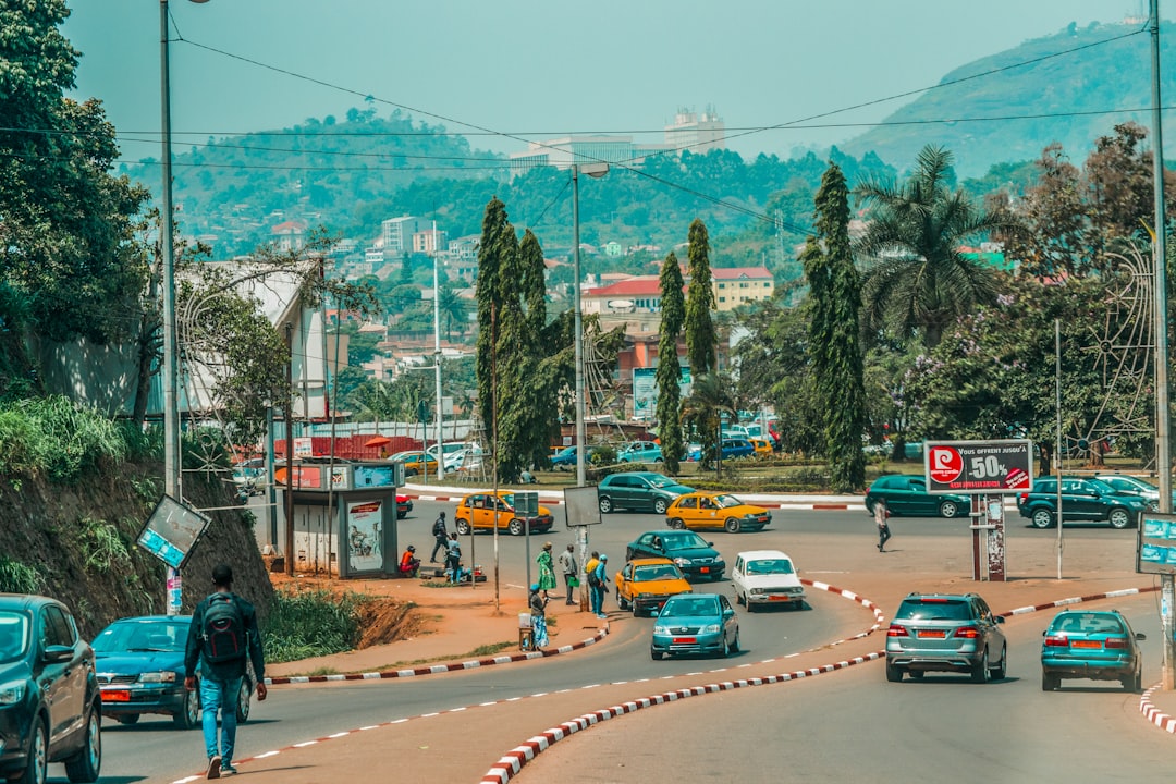 Urban view of Yaoundé, Cameroon